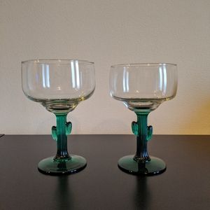 Cactus margarita glasses 🌵